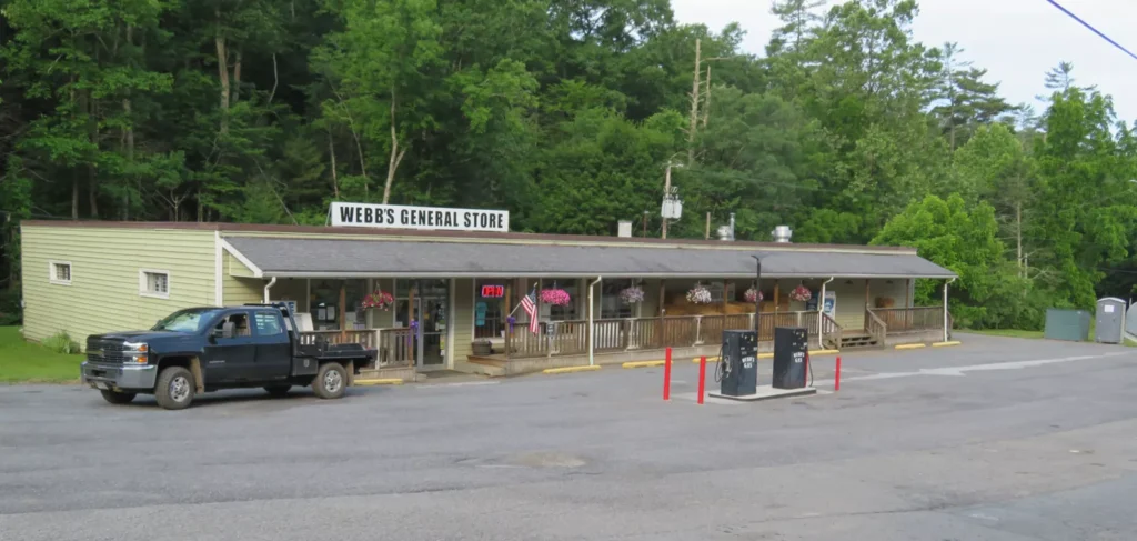Webb’s General Store located off U.S. 220 in Warm Springs / Bath County, VA
